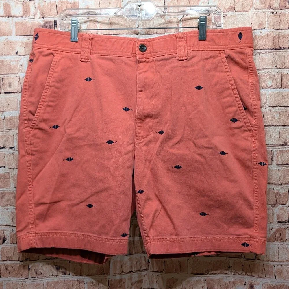 St. John's Bay Shorts Comfort Stretch SALMON Size 36